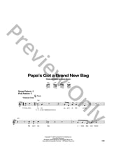 Papa's Got A Brand New Bag Guitar and Fretted sheet music cover